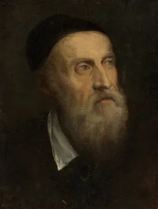 Self Portrait Prints: Self-portrait, 1545. Creator: Titian (1488-1576)