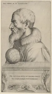 Hirschvogel Augustin Prints: Self-Portrait, 1548. Creator: Augustin Hirschvogel