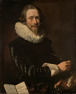 Materials Prints: Self-Portrait, 1621. Creator: Abraham de Vries