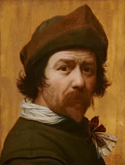 The Mauritshuis Gallery: Self-Portrait, 1638. Creator: Voskuyl, Huygh Pietersz. (1591-1665)