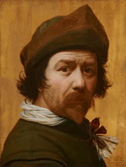 The Mauritshuis Gallery: Self-Portrait, 1638. Creator: Voskuyl, Huygh Pietersz. (1591-1665)