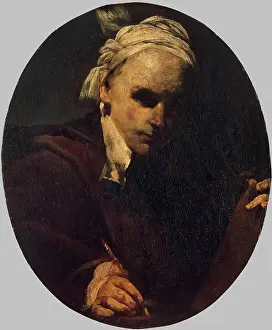 Shadow Prints: Self-portrait, 1700. Creator: Giuseppe Maria Crespi