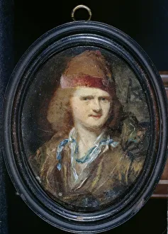 Pronk Cornelis Prints: Self-Portrait, 1710-1730. Creator: Cornelis Pronk