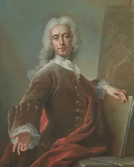 Charles Antoine Coypel Prints: Self-Portrait, 1734. Creator: Charles-Antoine Coypel