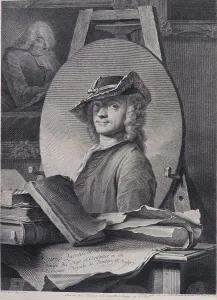 La Tour Prints: Self-portrait, 1742. Creator: La Tour, Maurice Quentin de (1704-1788)
