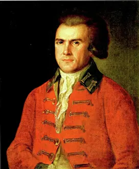 1760s Prints: Self-Portrait, 1763. Creator: Andrey Bolotov