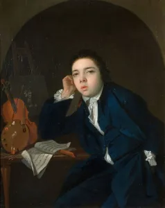Millar Prints: Self-Portrait, 1766. Creator: James Millar