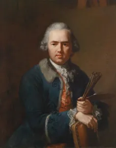 Tischbein Prints: Self-Portrait, 1770. Artist: Tischbein, Johann Heinrich, the Elder (1722-1789)