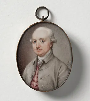 Miniaturist Prints: Self portrait, 1775. Creator: John Bogle