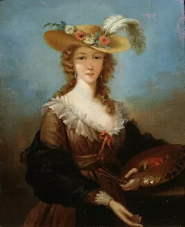 Elisabeth Louise Gallery: Self-portrait, 1782. Artist: Elisabeth Louise Vigee-LeBrun