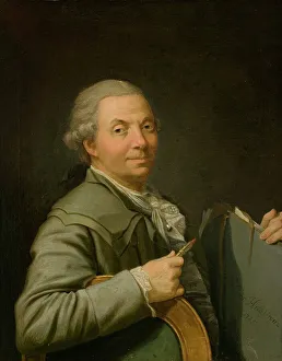 Per Hillestrom Prints: Self portrait, 1785. Creator: Per Hillestrom