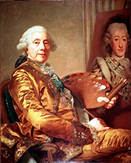 Alexander 1718 1793 Prints: Self-Portrait, 1790. Artist: Roslin, Alexander (1718-1793)