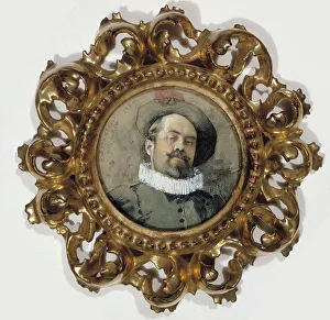 Berndtson Gunnar Prints: Self-portrait in 17th-century costume, 1884. Creator: Gunnar Berndtson