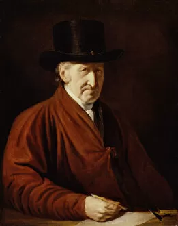 Painter Gallery: Self-Portrait, 1819. Creator: Benjamin West
