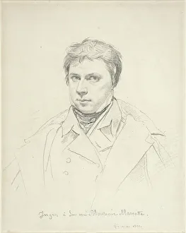 Ingres Jean Auguste Dominique Prints: Self-Portrait, 1822. Creator: Jean-Auguste-Dominique Ingres