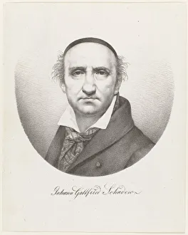 Schadow Collection: Self-Portrait, 1825. Creator: Schadow, Johann Gottfried (1764-1850)