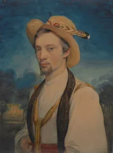 Gleyre Prints: Self-Portrait, 1830-1833