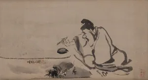 1832 Prints: Self-portrait, 1832. Creator: Buncho; Tani (1763-1841)
