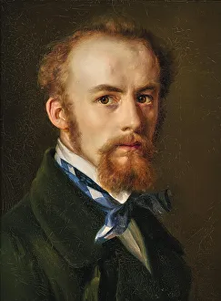 1845 Prints: Self-portrait, 1845. Creator: Trautschold; Carl Friedrich Wilhelm (1815-1877)
