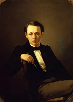 Vasili Grigoryevich 1834 1882 Prints: Self-Portrait, 1851. Artist: Perov, Vasili Grigoryevich (1834-1882)