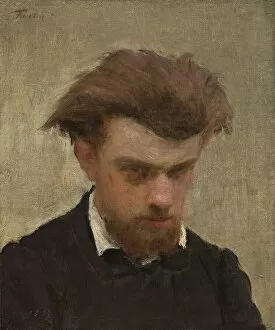 Henri Collection: Self-Portrait, 1861. Creator: Henri Fantin-Latour