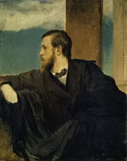 Bocklin Gallery: Self-Portrait, 1862. Creator: Bocklin, Arnold (1827-1901)