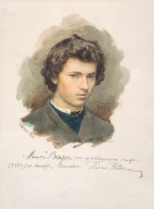 Self-Portrait, 1866. Artist: Repin, Ilya Yefimovich (1844-1930) Self-Portrait, 1866. Artist: Repin, Ilya Yefimovich (1844-1930)