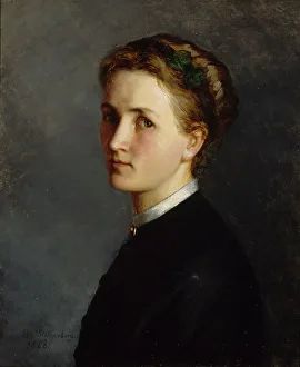 Self-Portrait, 1868. Creator: Ida Silfverberg