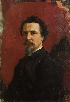 Black Hair Prints: Self-Portrait, after 1876. Creator: Henryk Siemiradzki