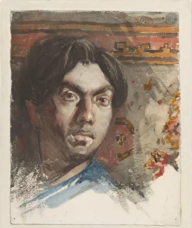 Toorop Prints: Self-Portrait, 1881. Creator: Toorop, Jan (1858-1928)