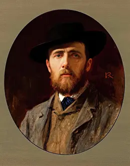 Reid George Prints: Self Portrait, 1882. Creator: George Reid