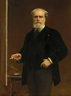 Cabanel Alexandre Prints: Self Portrait, 1885. Creator: Alexandre Cabanel