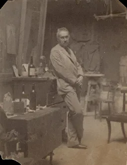 Images Dated 29th September 2020: Self-Portrait, 1889-94. 1889-94. Creator: Thomas Eakins