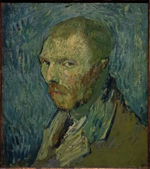 Oslo Prints: Self-Portrait, 1889. Creator: Gogh, Vincent, van (1853-1890)