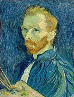 Gogh Collection: Self-Portrait, 1889. Creator: Vincent van Gogh