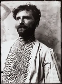 Mucha Prints: Self-portrait, 1890. Creator: Mucha, Alfons Marie (1860-1939)