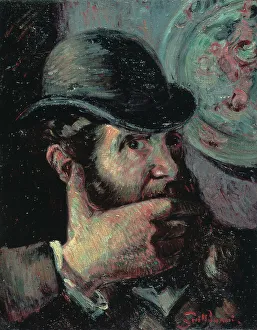 Self-Portrait, 1890s. Artist: Guillaumin, Jean-Baptiste Armand (1841-1927) Self-Portrait, 1890s. Artist: Guillaumin, Jean-Baptiste Armand (1841-1927)
