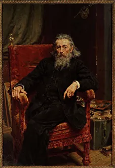 Muzeum Narodowe Prints: Self-portrait, 1892. Creator: Matejko; Jan Alojzy (1838-1893)