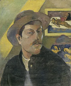 Paul Eugéne Henri 1848 1903 Prints: Self-Portrait, 1893-1894. Artist: Gauguin, Paul Eugene Henri (1848-1903)