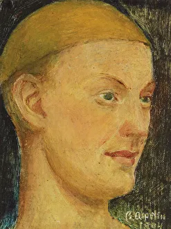 Self-Portrait, 1894. Creator: Bruno Aspelin