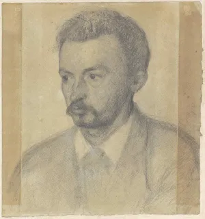 Self-Portrait, 1895. Creator: Hammershoi, Vilhelm (1864-1916)