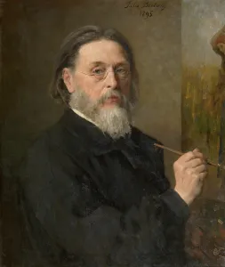 Breton Jules Prints: Self Portrait, 1895. Creator: Jules Breton