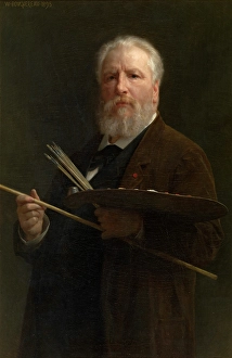 Academic Prints: Self Portrait, 1895. Creator: William-Adolphe Bouguereau
