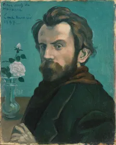 Mile 1868 1941 Prints: Self-Portrait, 1897. Artist: Bernard, Emile (1868-1941)