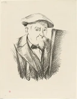 P Cezanne Prints: Self-Portrait, 1898. Creator: Paul Cezanne