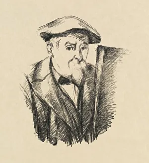 Zanne Collection: Self-Portrait, 1899. Creator: Paul Cezanne