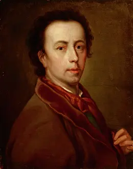 Anton Raffael Mengs Prints: Self-Portrait, 18th century. Creator: Anton Raphael Mengs