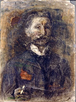 Self-portrait, 1904. Artist: Mikhail Vrubel