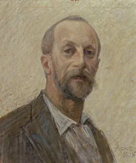 Ahlstrom Collection Prints: Self-Portrait, 1905. Creator: Johan Axel Gustav Acke