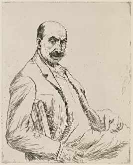 Painter Gallery: Self-Portrait, 1906. Creator: Max Liebermann